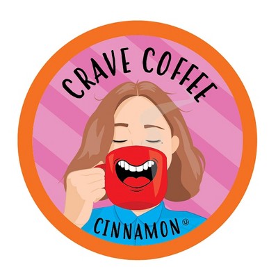Crave Beverages Cinnamon Flavored Coffee Pods,Compatible Keurig2.0 Brewers,100Ct