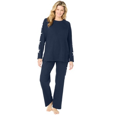Dreams & Co. Dreams & Co Side Print Pajama Set