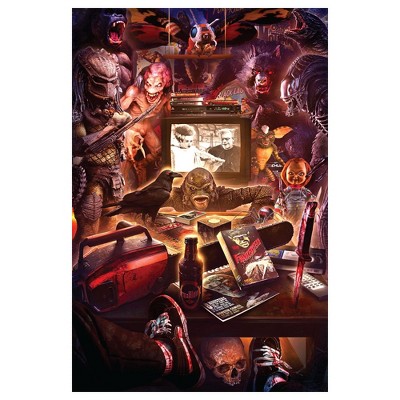 Toynk Monster Mayhem 1000-Piece Jigsaw Puzzle By Rachid Lotf | Toynk Exclusive