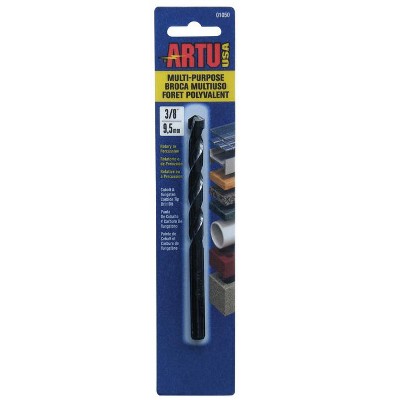 ARTU 3/8 in. X 5-1/4 in. L Tungsten Carbide Tipped Drill Bit Straight Shank 1 pc