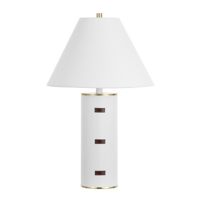 Flavie Table Lamp - 26.5 Inch Height - TBL4564 - White/Gold - Safavieh