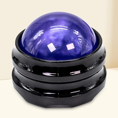 Evo Bytes Massage Roller Ball - Handheld Manual Body Massager - Purple
