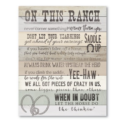Courtside Market On This Ranch Gallery-Wrapped Canvas