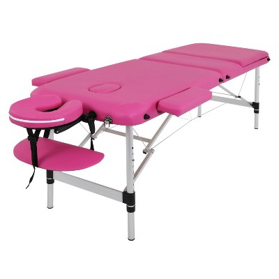 BestMasssage Massage Table 3 Folding Lash Spa Bed Professional Portable Massage Bed