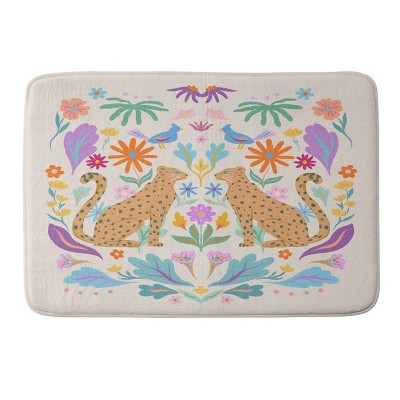 Sun Lee Art All About Balance Bath Rug Blue - Deny Designs