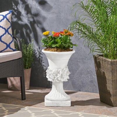 Okak Classic Accent Planter Pots, Indoor/Outdoor Flower Pots for Succulents & Plants, Garden, Patio Style, 12"x 12"x 19.5"