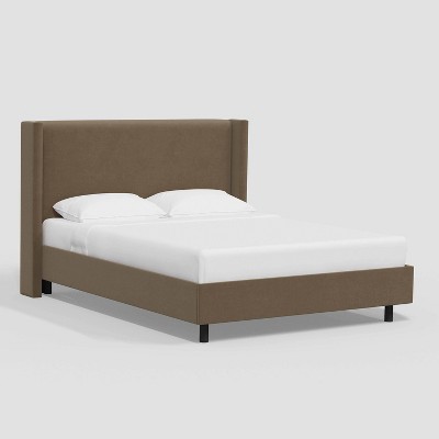 Austin Wingback Platform Bed in Luxe Velvet - Threshold™