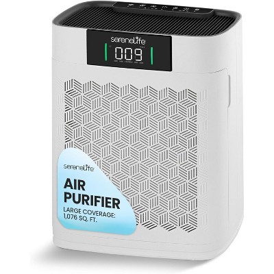 SereneLife Smart Air Purifier WiFi-Controlled HEPA Filter