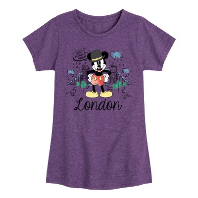 Girls' - Disney - Mickey & Friends Fitted Short Sleeve Graphic T-Shirt