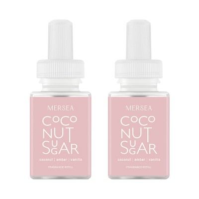 Pura Mersea 2pk Coconut Sugar Smart Vial Fragrance Refills: Ethically Sourced, Amber & Vanilla Scents