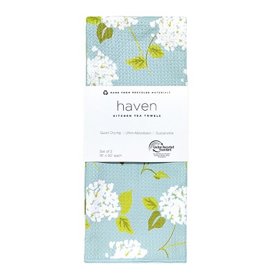 Set of 2 Printed GRS Microfiber Towels - 18 x 30"
