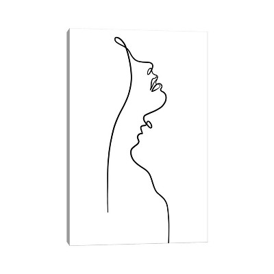 Lips Like Compass by Dane Khy Unframed Wall Canvas - iCanvas