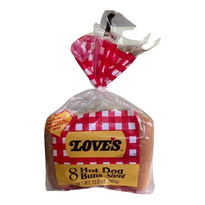 Love's Hotdog Buns - 13.5oz / 8pk