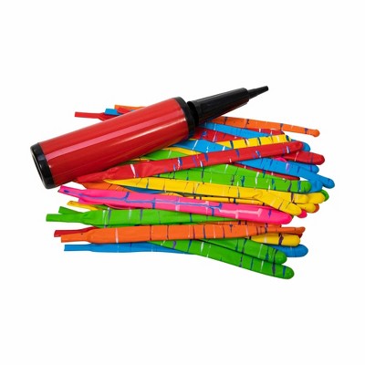 Schylling Rocket Balloons with Pump, Includes 30 Balloons, Ages 8 and Up