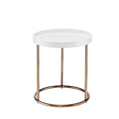 21.75" Edie Mid-Century Lipped Edge Accent Table - Ore International