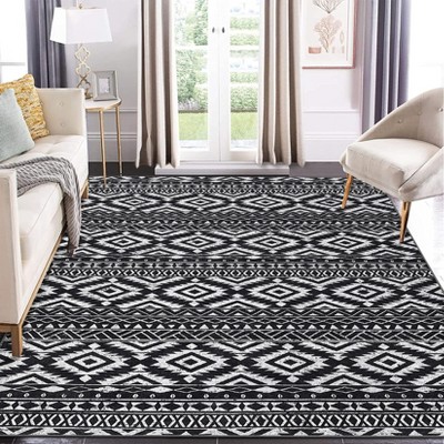 Area Rug Washable Rug Indoor Soft Rugs for Living Room Non Slip Accent Carpet