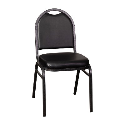 Emma and Oliver Versatile Dome Back Stacking Banquet Chair