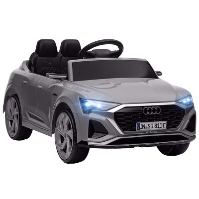 Qaba Audi Q8 e-tron Sportback Licensed 12V Kids Ride on Car, Battery Powered Kids Electric Car w/ Remote, 4 Spring Suspension Wheels