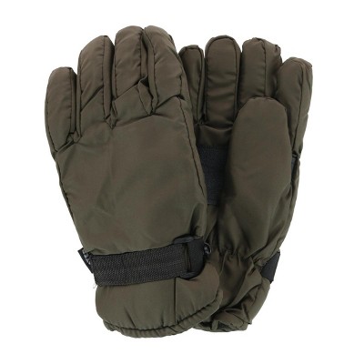 Iceberg Polar Wear Men's Thermal Lined Solid Color Winter Ski Glove