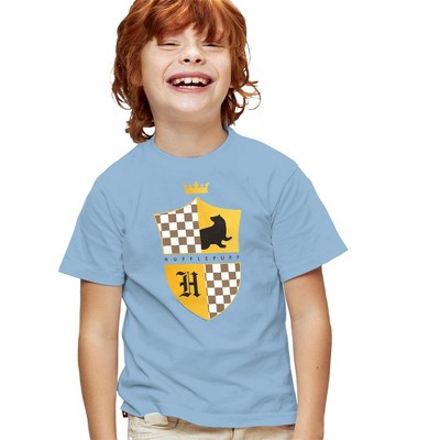 Boys' Harry Potter Hufflepuff Checkered Shield Crest T-Shirt