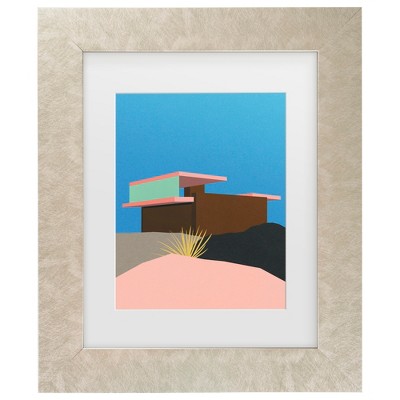 Trademark Fine Art - Rosi Feist  Kaufmann Desert House Matted Framed Art