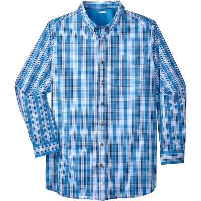 KingSize Long Sleeve Wrinkle Free Sport Shirt