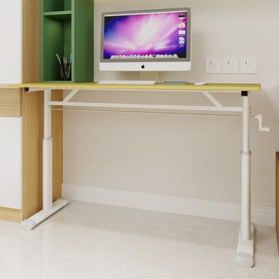 Gulches Adjustable Study Desk for Kids & Adults ¨C Hand-Crank Height Adjustment, Compact, Multi-Purpose for Home/Office