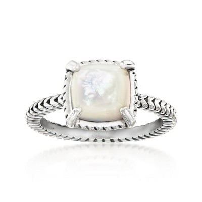 Ross-Simons Mother-Of-Pearl Ring in Sterling Silver