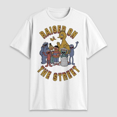 Men's Sesame Street Short Sleeve Crewneck T-Shirt - White