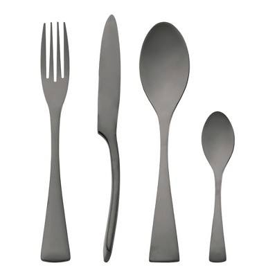 REGALWOVEN Stainless Steel Silverware Set Flatware with Knife 4 Pieces
