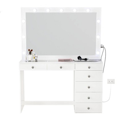 Kate Lighted Makeup Vanity - Boahaus