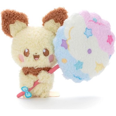 Takara Tomy Pokepiece Plush (Sweets Ver.) Pichu Plush Toy Width: Approx. 7.5 inches (19 cm)