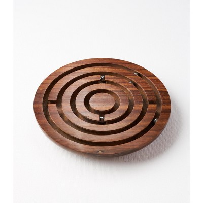 Matr Boomie Classic Labyrinth Game - Hand Carved Wood