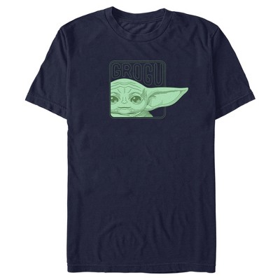 Men's Star Wars: The Mandalorian Grogu Ear Logo T-Shirt