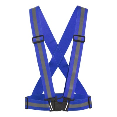 Unique Bargains Reflective Vest Adjustable 360 Degree High Visibility Safety Vest for Cycling Running Walking