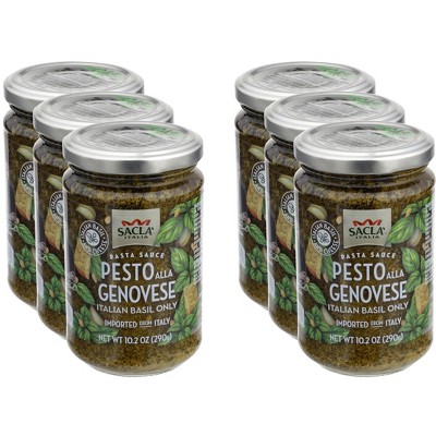 Sacla’ Pesto Sauce Alla Genovese - Case of 6 - 10.2 oz