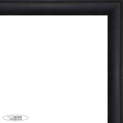 PosterPalooza | Modern Black Diploma Frame, Acid-Free White Mat, UV Acrylic, Backing, and Hanging Hardware
