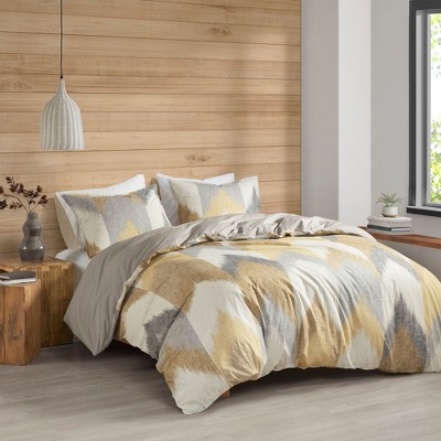 NicBex 3 Pcs Printed Cotton Bedding Set, Comforter Set Bedding Comforter Sets Duvet Cover Sets with Matching Shams, Machine Washable