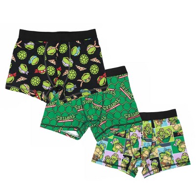 Teenage Mutant Ninja Turtles Character Print Men's 3-Pack Boxer Briefs Set