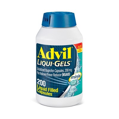 Advil Pain Reliever/Fever Reducer Liqui-Gel Minis - Ibuprofen (NSAID)