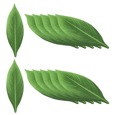 Unique Bargains Faux Durable Lifelike Reusable Artificial Palm Leaves