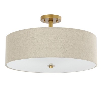 Jolana 3 Light 12.5" Flush Mount - FLU4069 - Safavieh