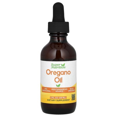 Super Nutrition Oregano Oil, 40 mg, 2 fl oz (59 ml)