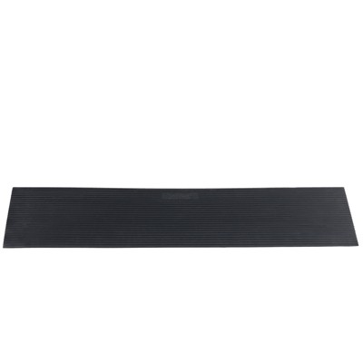 VEVOR 1.6" Rise Cuttable Threshold Ramp for Sweeping Robot, 35.4" Wide Natural Rubber Wheelchair Ramp, Non-Slip Solid Rubber Ramp