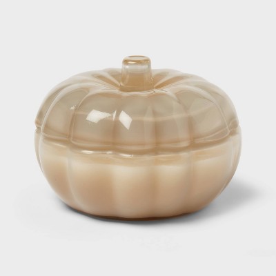 Lidded Glass Pumpkin Jar Candle - Threshold™