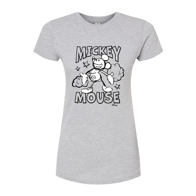 Women's - Disney - Mickey Mouse Fitted Graphic T-Shirt