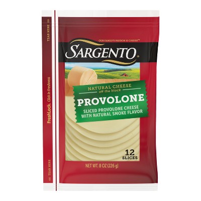 Sargento Natural Provolone Sliced Cheese - 8oz/12 slices