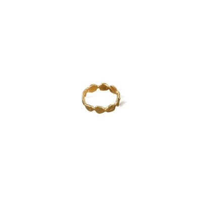 Slickblue Metal Circle Band Ring, Vintage Style Jewelry, Adjustable Size 6, Silver or Gold Finish