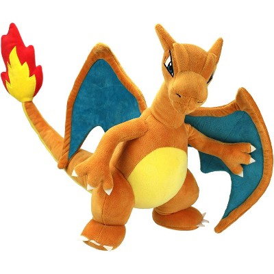Pokémon Large 12" Charizard Plush- Officially Licensed Charmander Evolution - Quality Stuffed Animal Toy- Christmas Gift for Kids Boys Girls & Fans 2+