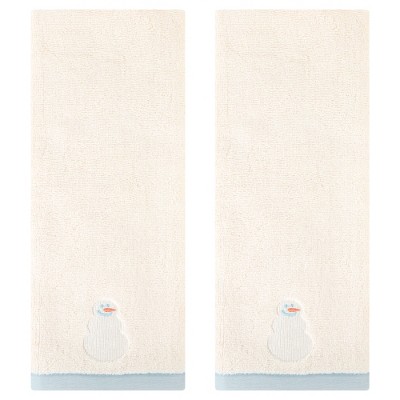REGALWOVEN Cartoon Pattern Bathroom Soft Absorbent Hand Towel 14" x 30"